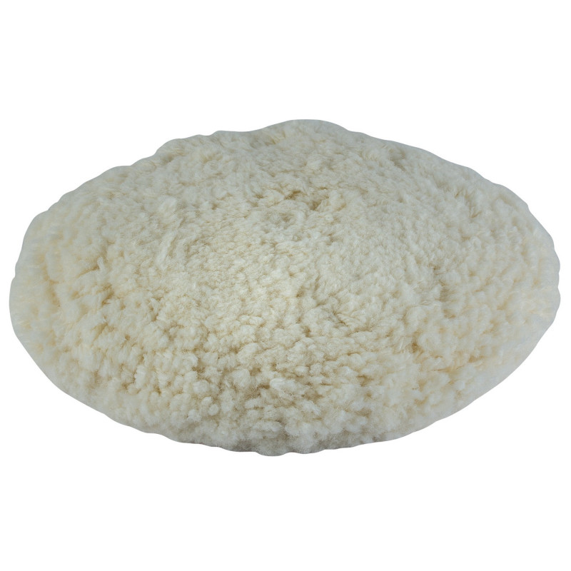 Hook & Loop Backed Lambswool Polishing Bonnet, 180mm