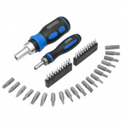 Ratchet Screwdriver and Bit Set (42 Piece)