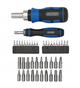 Ratchet Screwdriver and Bit Set (42 Piece)