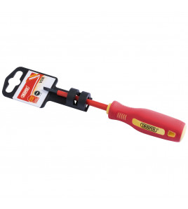 Fully Insulated Plain Slot Screwdriver, 2.5 x 75mm