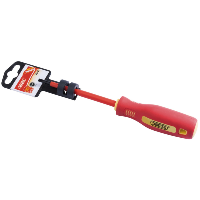 Fully Insulated Plain Slot Screwdriver, 4 x 100mm
