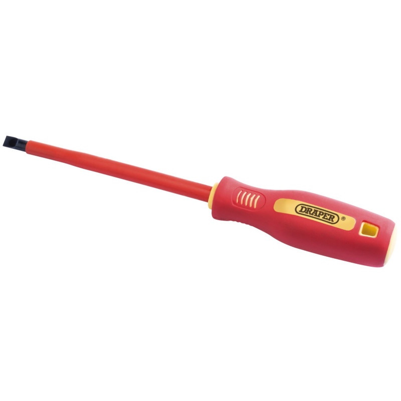 Fully Insulated Plain Slot Screwdriver, 6.5 x 150mm (Sold Loose) - Discontinued