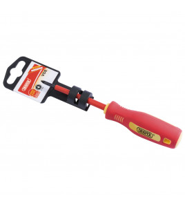 Fully Insulated Soft Grip Cross Slot Screwdriver, No.0 x 75mm