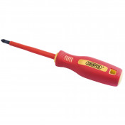 Fully Insulated Soft Grip PZ TYPE Screwdriver, No.2 x 100mm (sold loose)