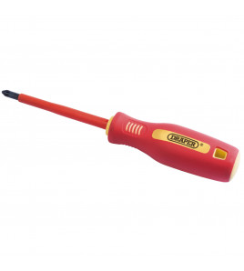 Fully Insulated Soft Grip PZ TYPE Screwdriver, No.2 x 100mm (sold loose)