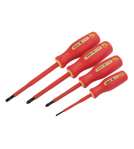 Fully Insulated Screwdriver Set (4 Piece)