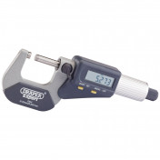 Dual Reading Digital External Micrometer, 0 - 25mm/0 - 1