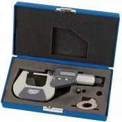 Dual Reading Digital External Micrometer, 0 - 25mm/0 - 1