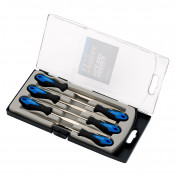 Soft Grip Diamond Needle File Set, 150mm (6 Piece)