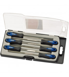 Soft Grip Diamond Needle File Set, 150mm (6 Piece)