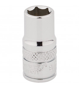 Draper Expert HI-TORQ® 6 Point Socket, 1/4 Sq. Dr., 9/32