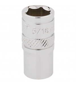 Draper Expert HI-TORQ® 6 Point Socket, 1/4 Sq. Dr., 5/16