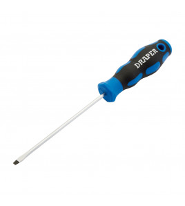 Soft Grip Plain Slot Screwdriver, 3.2 x 100mm