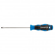 Soft Grip Plain Slot Screwdriver, 3.2 x 100mm