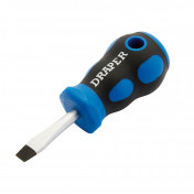 Soft Grip Plain Slot Screwdriver, 6.0 x 38mm