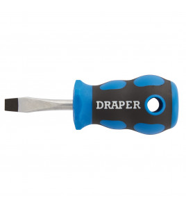 Soft Grip Plain Slot Screwdriver, 6 x 38mm