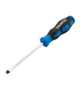 Soft Grip Plain Slot Screwdriver, 5 x 100mm