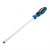 Soft Grip Plain Slot Screwdriver, 9.5 x 250mm