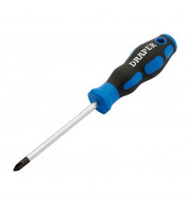 Soft Grip Cross Slot Screwdriver, No.2 x 100mm