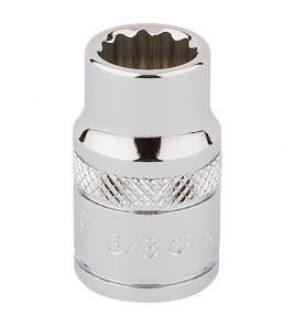 Draper Expert HI-TORQ® 12 Point Socket, 3/8 Sq. Dr., 3/8