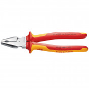 KNIPEX 02 06 225 VDE High Leverage Combination Pliers, 225mm