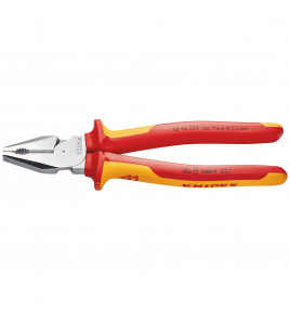 KNIPEX 02 06 225 VDE High Leverage Combination Pliers, 225mm