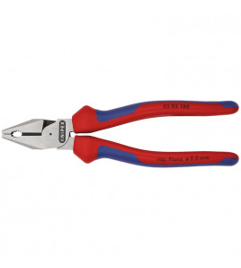 KNIPEX 02 02 180 SB High Leverage Combination Pliers, 180mm