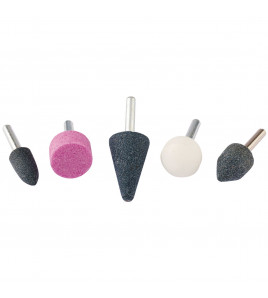 Shank Mounted Grinding Point Set, 6mm (5 Piece)