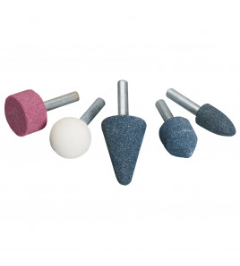 Shank Mounted Grinding Point Set, 6mm (5 Piece)