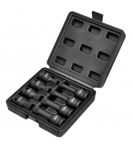 Tamper Proof Impact Spline Set, 1/2 Sq. Dr. (8 Piece)