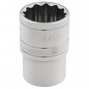 Draper HI-TORQ® 12 Point Socket, 3/8 Sq. Dr., 3/4