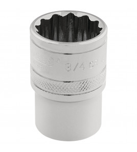 Draper Expert HI-TORQ® 12 Point Socket, 3/8 Sq. Dr., 3/4