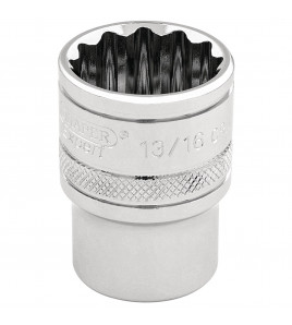 Draper Expert HI-TORQ® 12 Point Socket, 3/8 Sq. Dr., 13/16