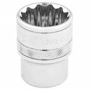 Draper HI-TORQ® 12 Point Socket, 3/8 Sq. Dr., 7/8