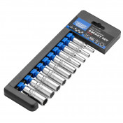 Draper Expert Multi-Drive® Metric Deep Socket Set, 1/4 Sq. Dr. (10 Piece)