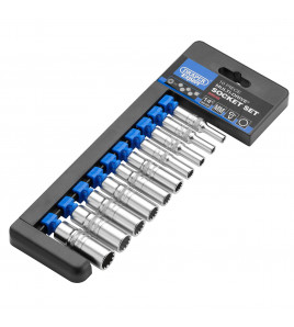 Draper Expert Multi-Drive® Metric Deep Socket Set, 1/4 Sq. Dr. (10 Piece)