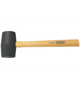 Rubber Mallet With Hardwood Shaft, 410g/14.5oz