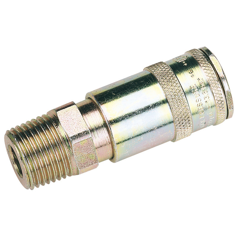 1/2 BSP Taper Male Thread Vertex Air Coupling - Discontinued