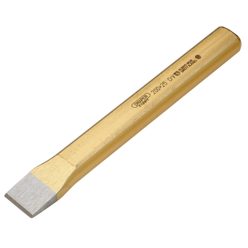 Draper Expert Flat Cold Chisel, 25 x 200mm