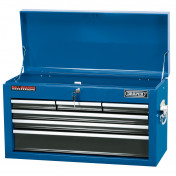 Narrow Tool Chest, 6 Drawer, 24, Blue