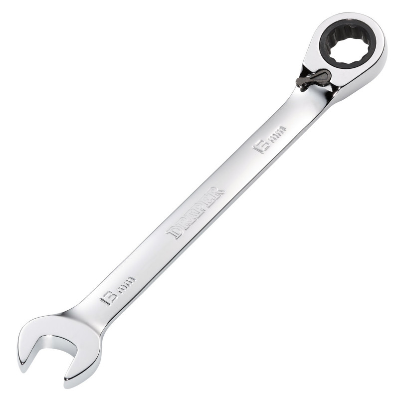 Draper HI-TORQ® Metric Reversible Ratcheting Combination Spanner, 13mm