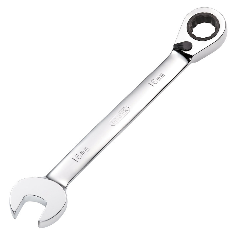 Draper HI-TORQ® Metric Reversible Ratcheting Combination Spanner, 16mm