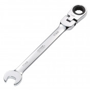 Draper HI-TORQ® Metric Flexible Head Ratcheting Combination Spanner, 11mm
