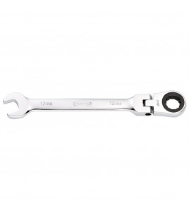 Draper HI-TORQ® Metric Flexible Head Ratcheting Combination Spanner, 12mm