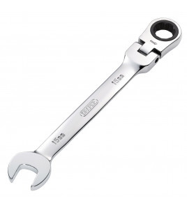 Draper HI-TORQ® Metric Flexible Head Ratcheting Combination Spanner, 15mm