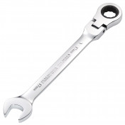 Draper HI-TORQ® Metric Flexible Head Ratcheting Combination Spanner, 17mm