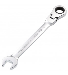 Draper HI-TORQ® Metric Flexible Head Ratcheting Combination Spanner, 17mm
