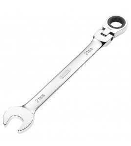 Draper HI-TORQ® Metric Flexible Head Ratcheting Combination Spanner, 21mm
