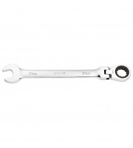Draper HI-TORQ® Metric Flexible Head Ratcheting Combination Spanner, 21mm