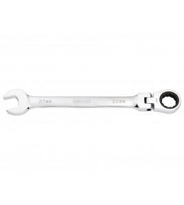 Draper HI-TORQ® Metric Flexible Head Ratcheting Combination Spanner, 22mm